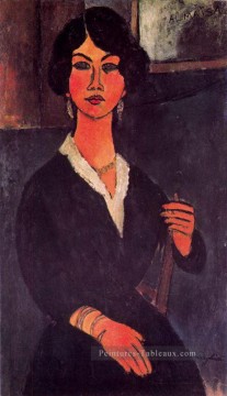 assis algérien almaiisa 1916 Amedeo Modigliani Peinture à l'huile